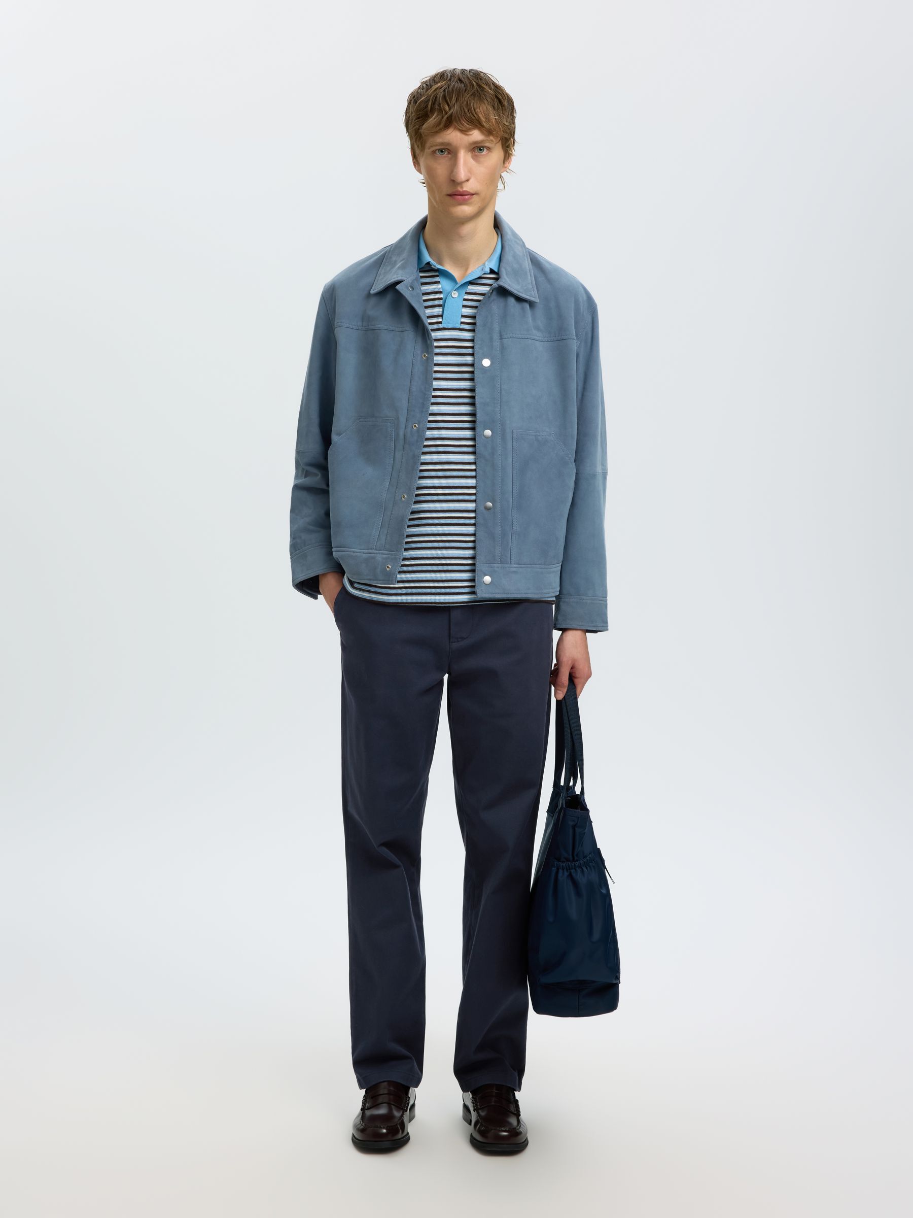 STRAIGHT-FIT CHINO, Dark Sapphire, highres