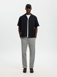 SMAL AVSMALNANDE LINNEBLANDNING BYXOR, Sky Captain, highres