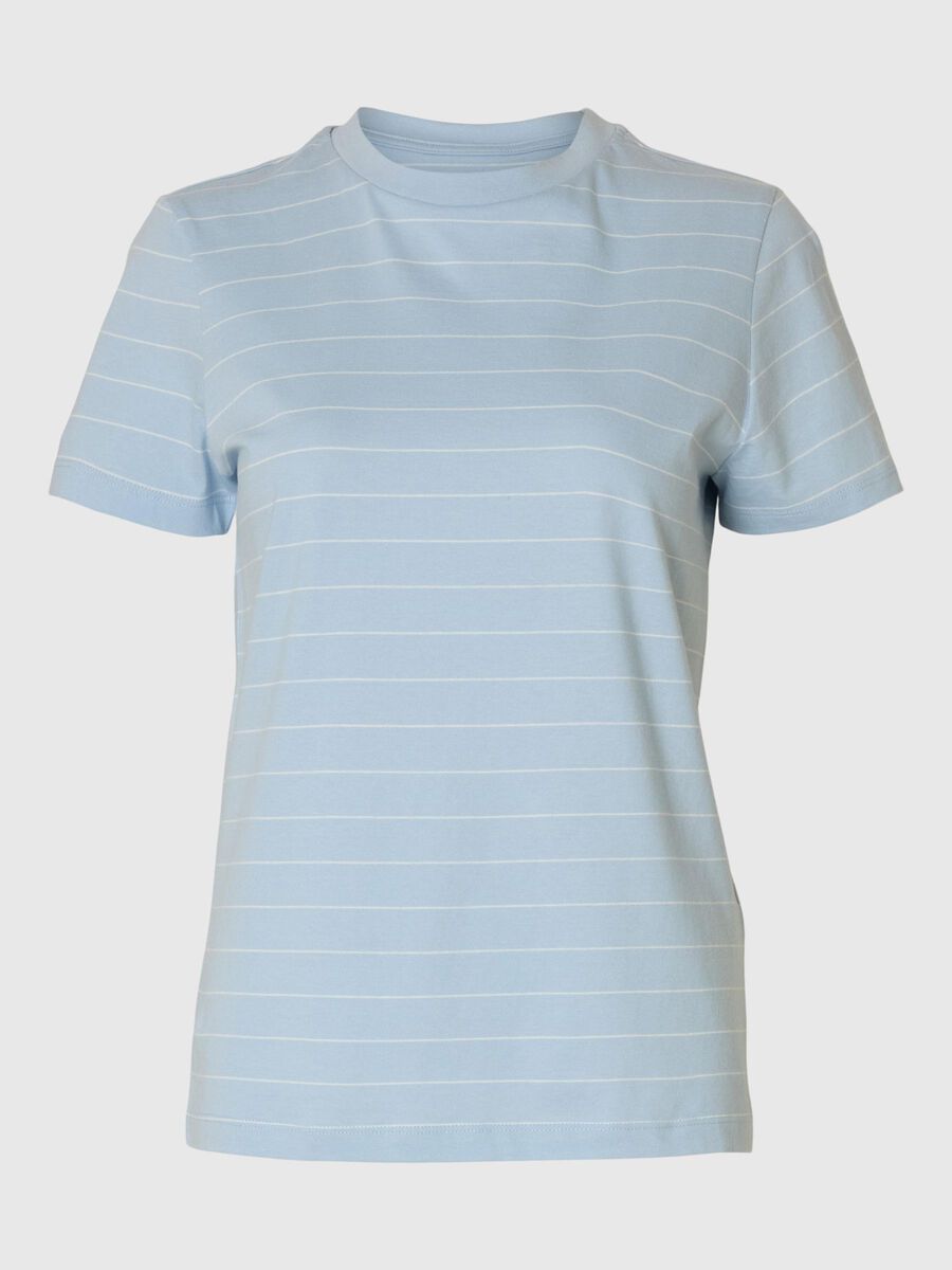 Selected GESTREEPT KATOEN T-SHIRT, Cashmere Blue, highres - 16097179_CashmereBlue_1170385_001.jpg