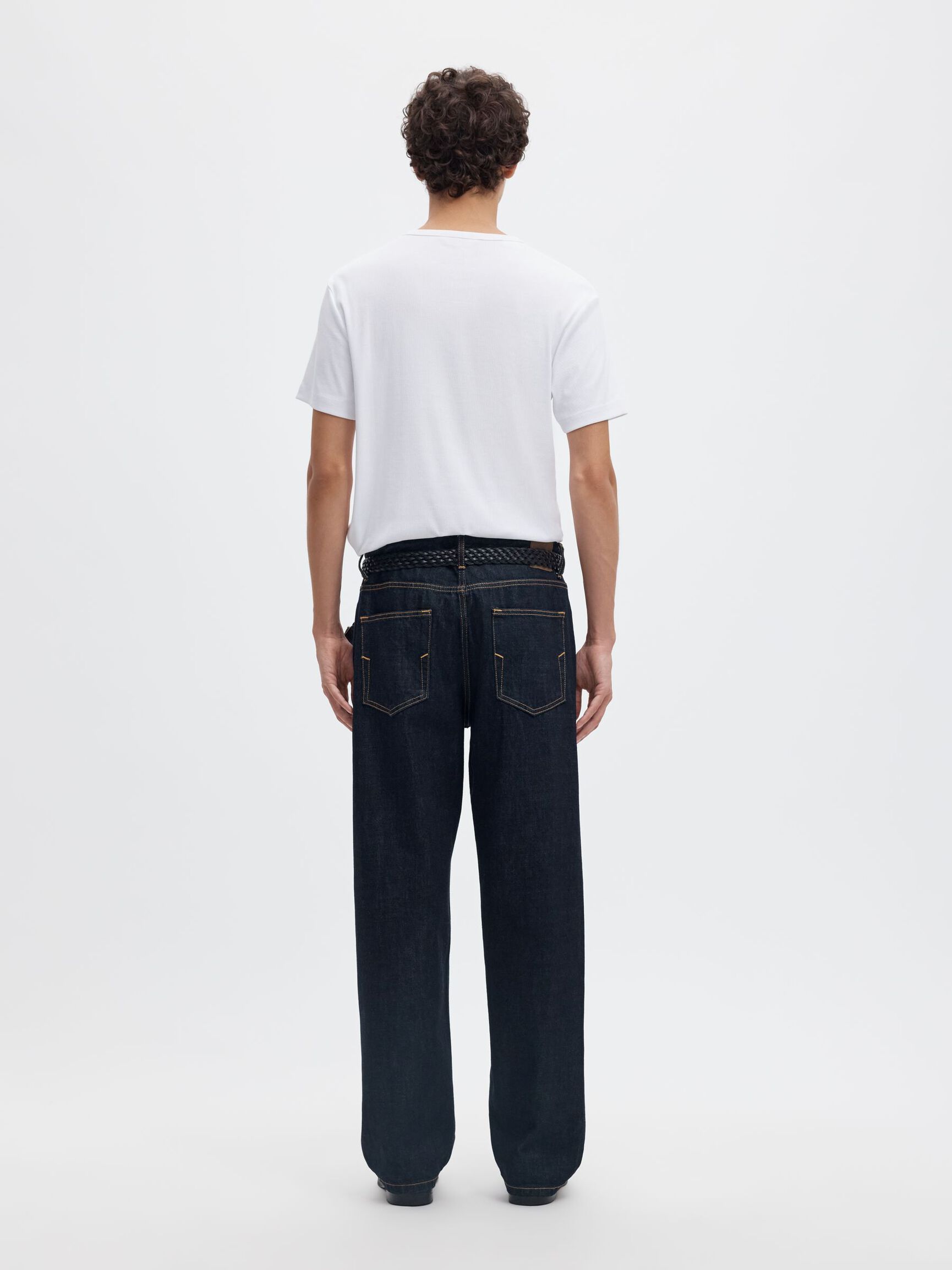 GEKNÖPFTES RIPP T-SHIRT, Bright White, highres