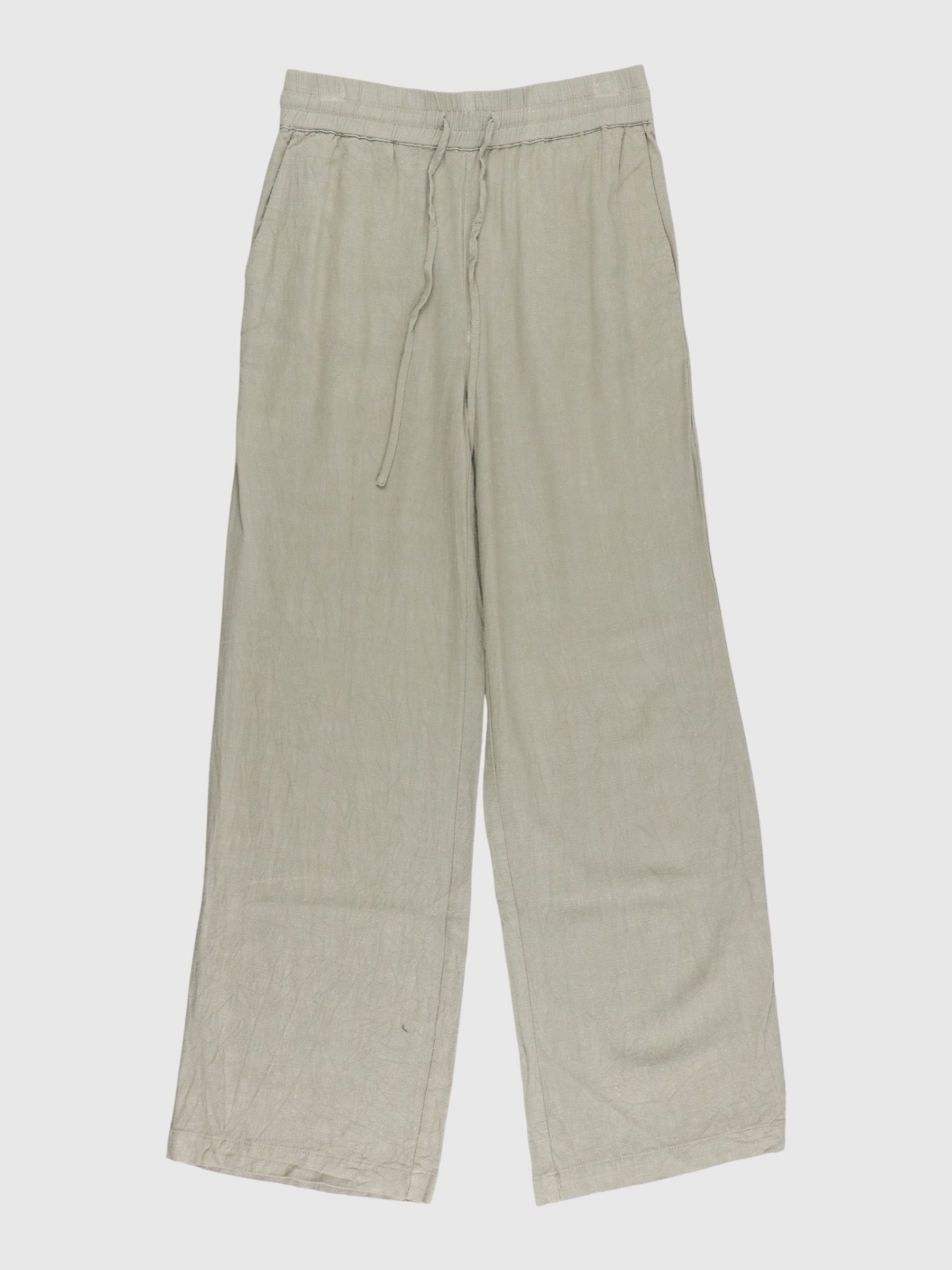 VISCOSE BLEND TROUSERS, Deep Lichen Green, highres