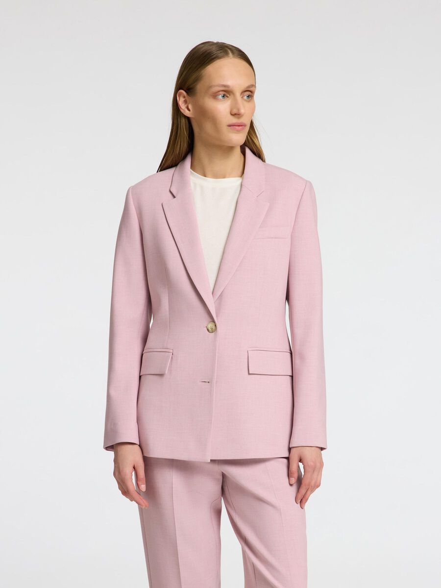 Selected KLASSIEKE PASVORM BLAZER, Bleached Mauve, highres - 16094203_BleachedMauve_1112452_003.jpg