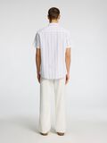 Selected COTTON BLEND SHORT SLEEVED SHIRT, White, highres - 16079053_White_1175195_004.jpg