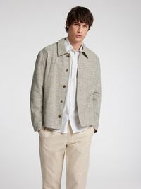 RELAXED FIT LONG SLEEVED SHIRT, White, highres