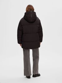 ADJUSTABLE PUFFER JACKET, Black, highres