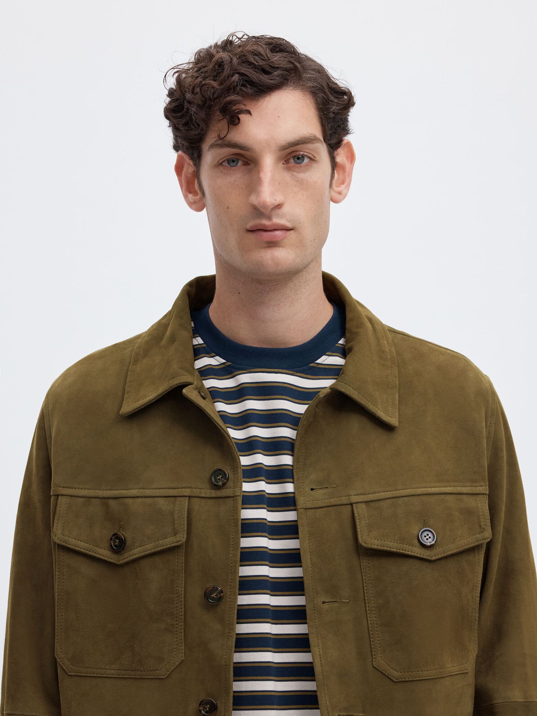 SUEDE OVERSHIRT, Kalamata, highres
