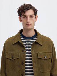 SUEDE OVERSHIRT, Kalamata, highres
