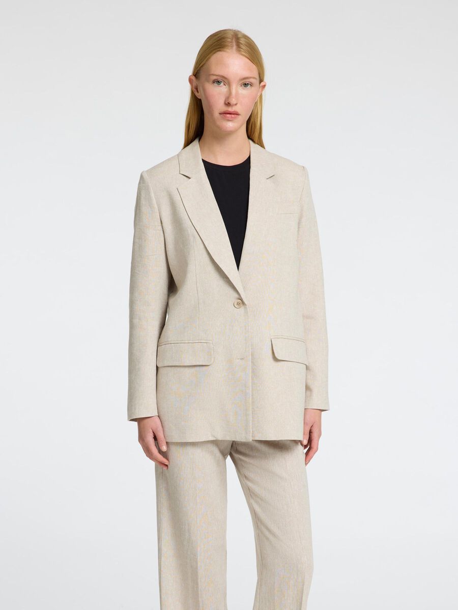 Selected RELAXED FIT EINREIHIGER BLAZER, Nomad, highres - 16096242_Nomad_1154464_003.jpg