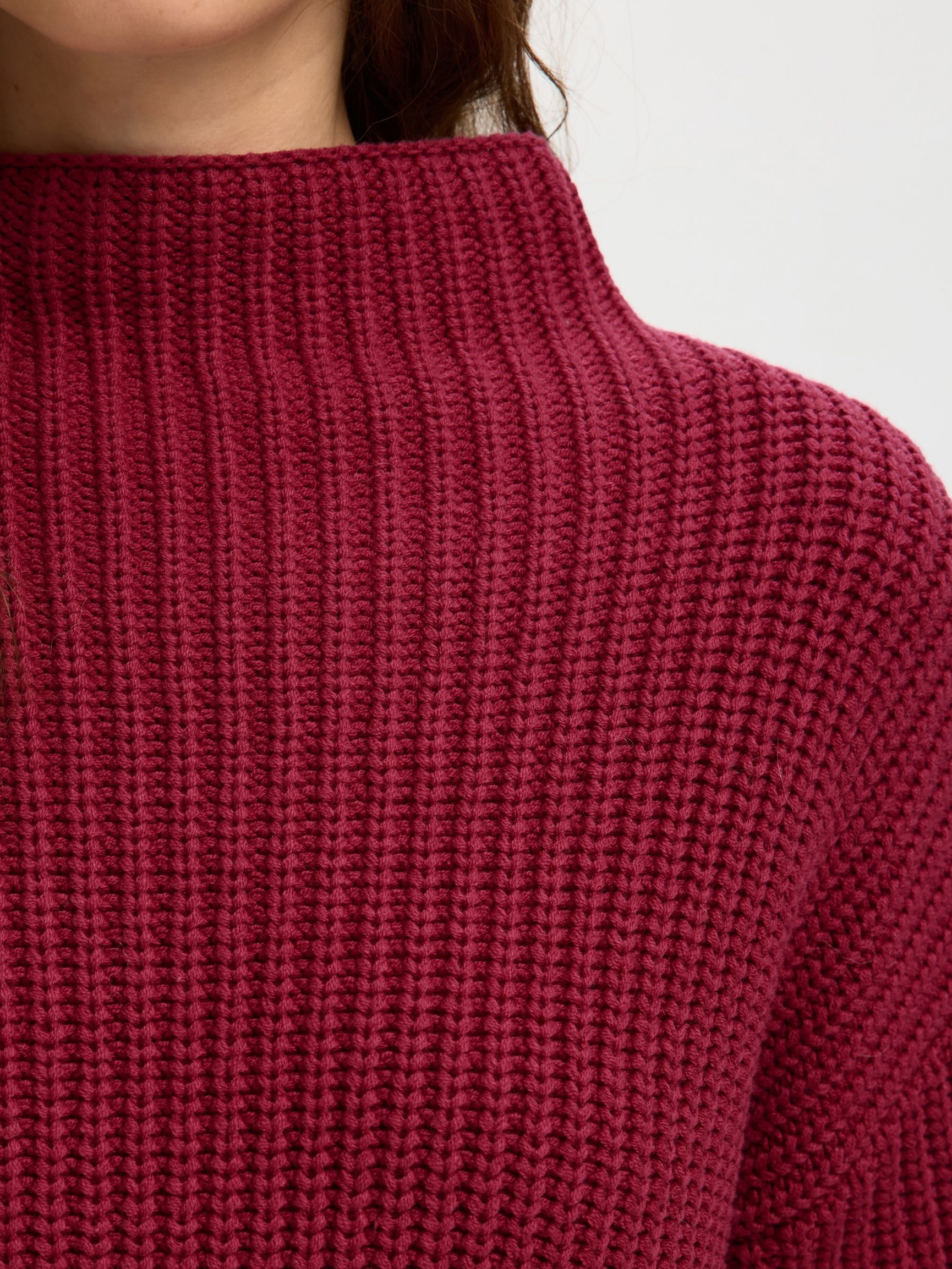 OVERSIZED PULLOVER, Anemone, highres