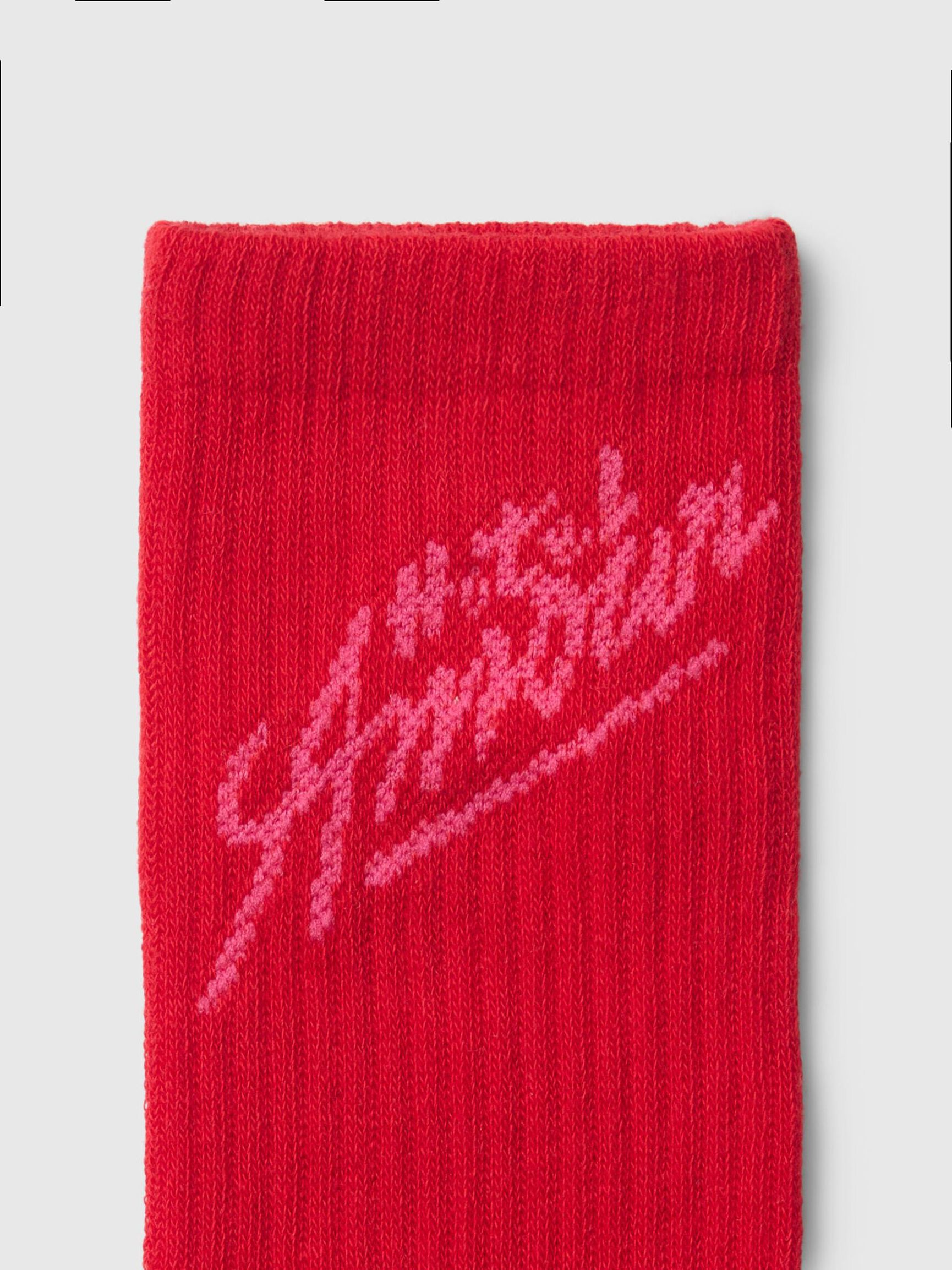 COTON MÉLANGÉ CHAUSSETTES, Poinsettia, highres
