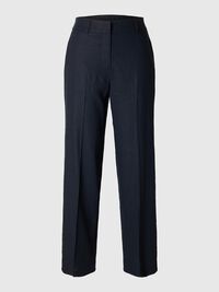 TAILORED WIDE-LEG TROUSERS, Dark Sapphire, highres