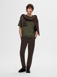 RELAXED FIT KURZARM T-SHIRT, Forest Night, highres