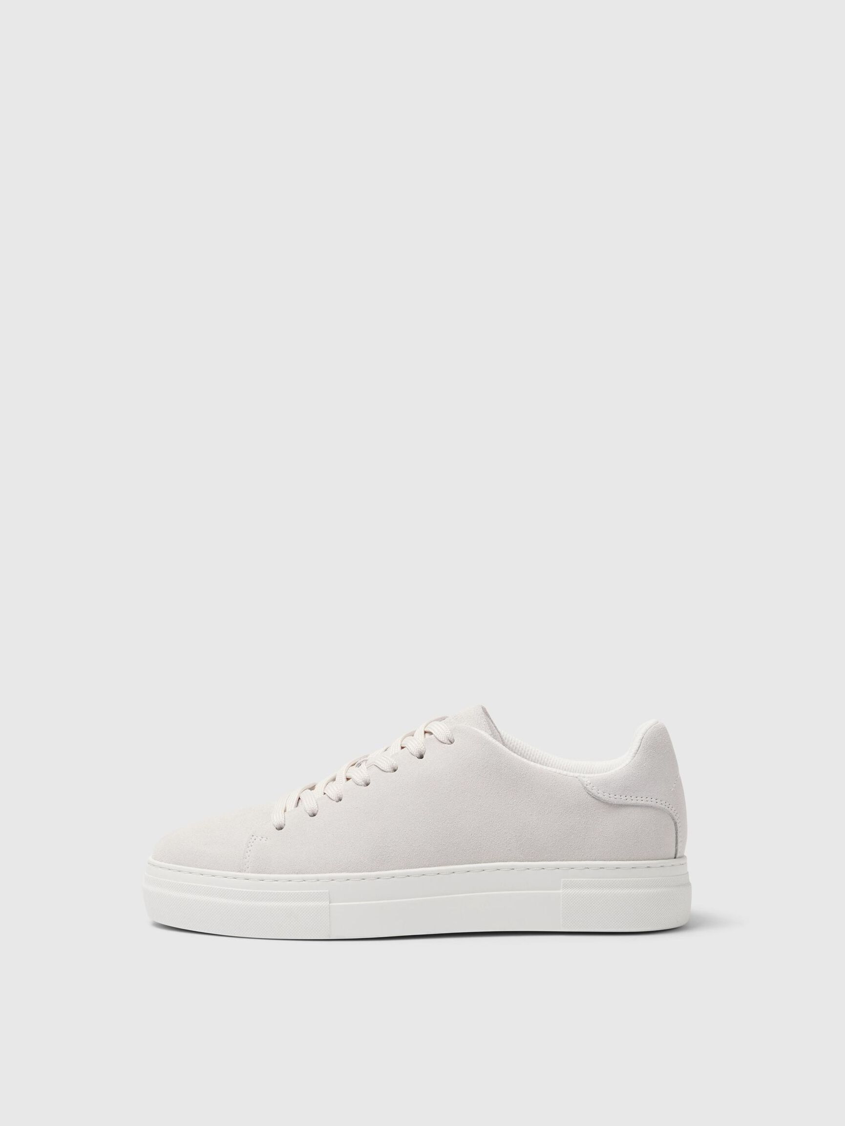CHUNKY SUEDE  TRAINERS, White, highres