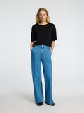 Selected LINEN T-SHIRT, Black, highres - 16090089_Black_005.jpg