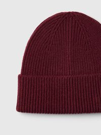 100% MERINO WOOL BEANIE, Tawny Port, highres