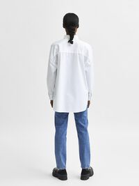 OVERSIZE HEMD, Bright White, highres