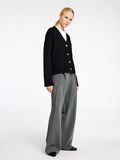 Selected WOOL BLEND KNITTED CARDIGAN, Black, highres - 16096553_Black_008.jpg