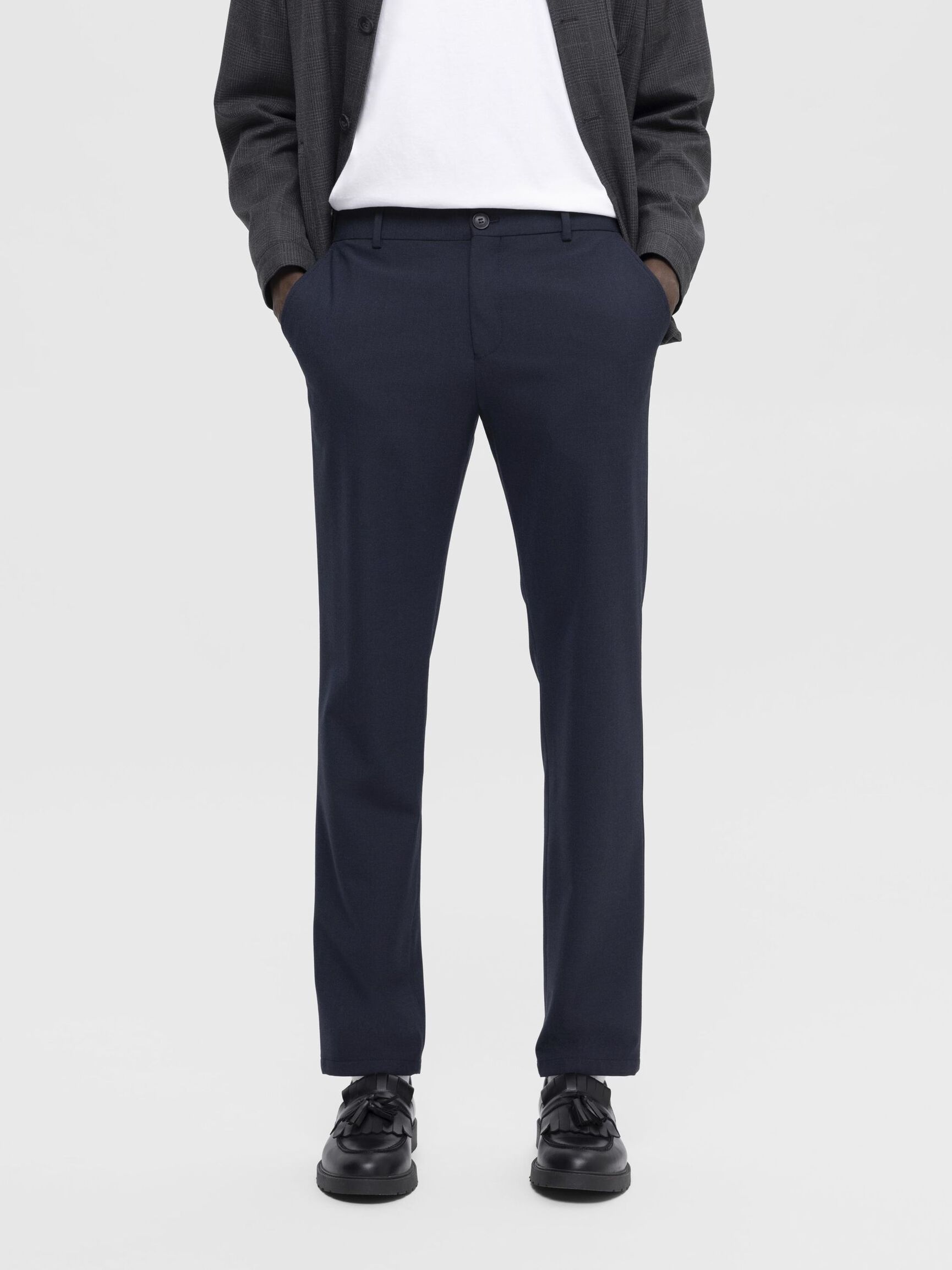 175 SLIM-FIT TROUSERS, Dark Sapphire, highres