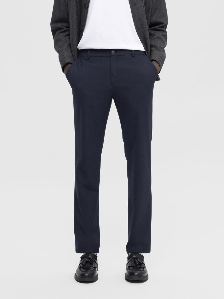 Selected 175 SLIM-FIT TROUSERS, Dark Sapphire, highres - 16090460_DarkSapphire_003.jpg