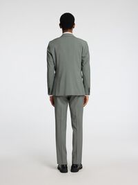 BOUTONNAGE SIMPLE BLAZER AJUSTÉ, Iceberg Green, highres