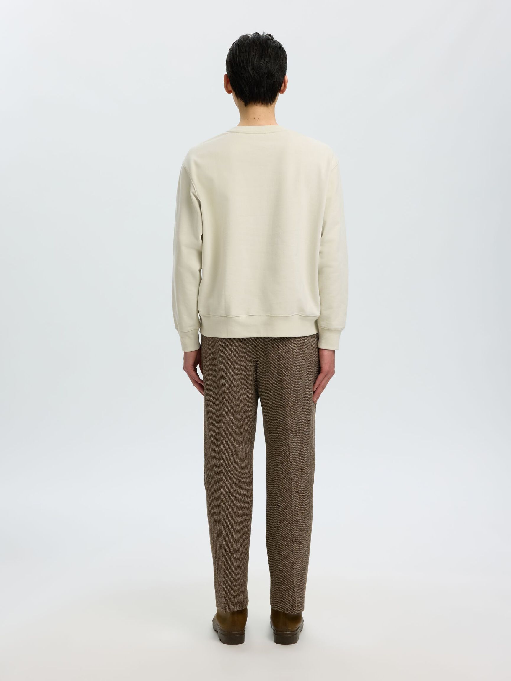 RELAXED FIT SWEATSHIRT, Silver Birch, highres