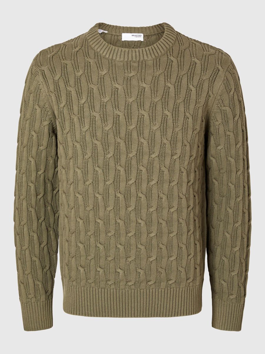 Selected ZOPFSTRICK PULLOVER, Kalamata, highres - 16094577_Kalamata_001.jpg