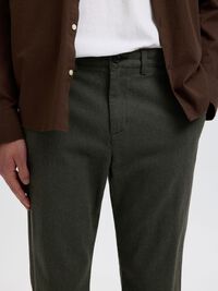 175 SLIM-FIT BRUSHED CHINOS, Forest Night, highres