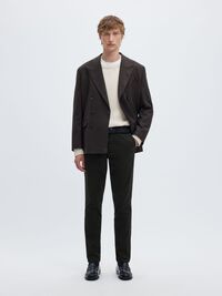 175 SLIM FIT FLEX CHINOS, Black, highres