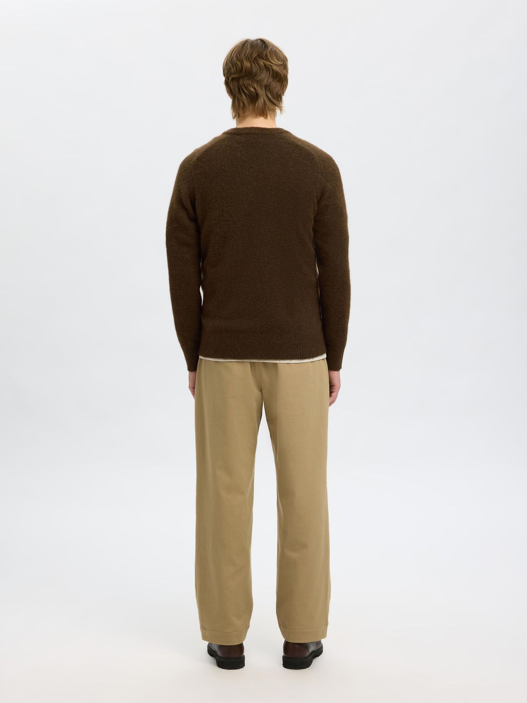 LANGÄRMELIGER STRICKPULLOVER, Demitasse, highres