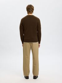 LANGÄRMELIGER STRICKPULLOVER, Demitasse, highres