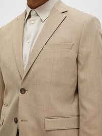 GEWEVEN WOLMIX BLAZER, Sand, highres