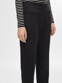 HABILLÉ PANTALON À COUPE EFFILÉE, Black, highres