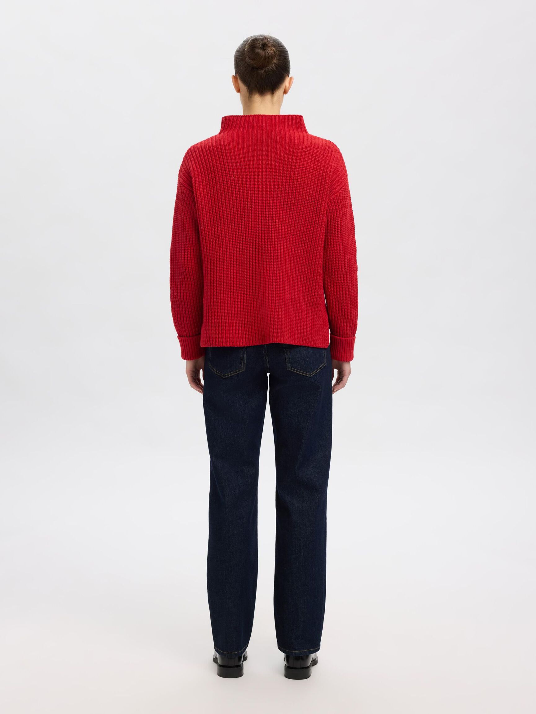 OVERSIZED JUMPER, Equestrian Red, highres