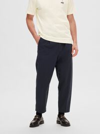 CROPPED 180 RELAXED FIT TROUSERS, Navy Blazer, highres