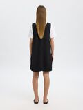 Selected 100% LINEN SLEEVELESS DRESS, Black, highres - 16097880_Black_004.jpg