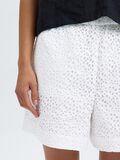 Selected BRODERIE ANGLAISE HIGH WAISTED SHORTS, Bright White, highres - 16097773_BrightWhite_006.jpg