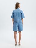Selected DENIM SHORT SLEEVED SHIRT, Light Blue Denim, highres - 16097728_LightBlueDenim_004.jpg