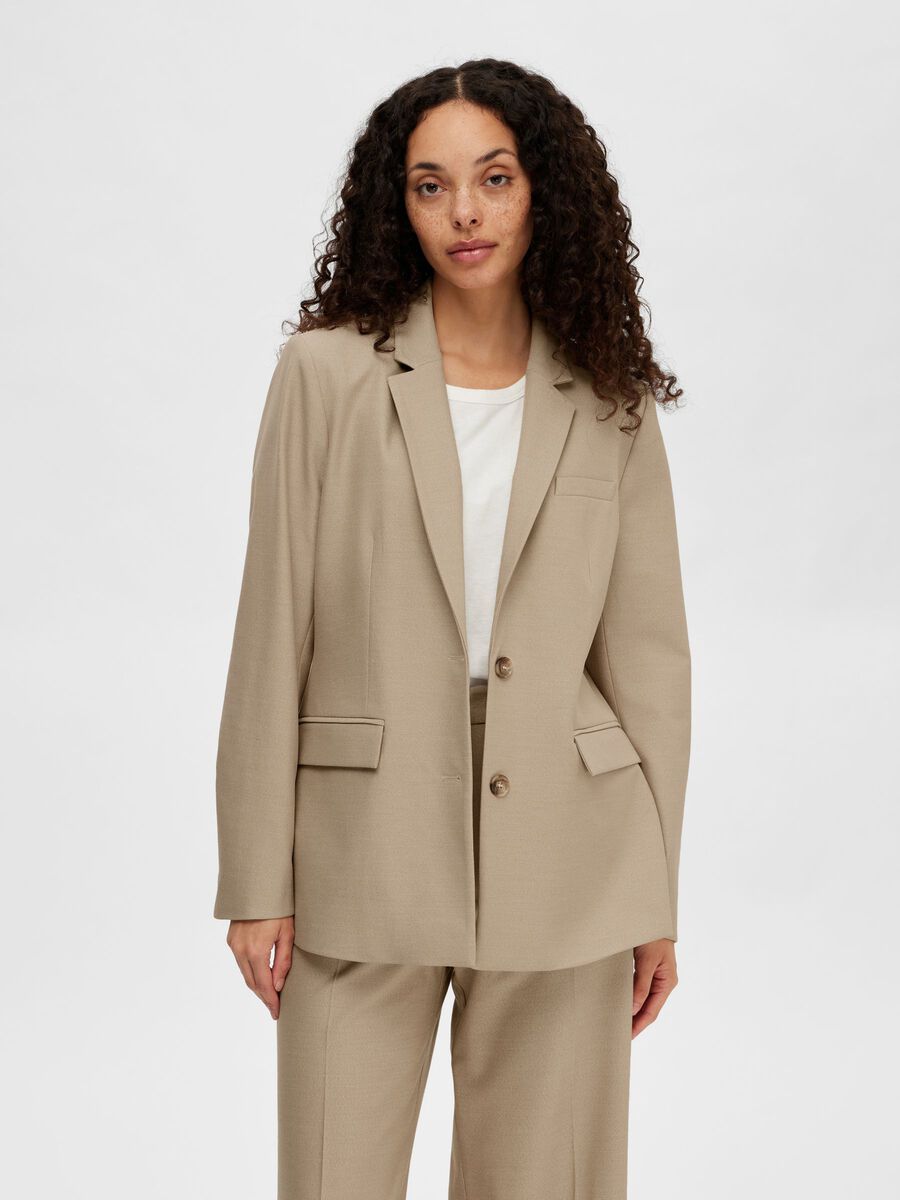 Selected FORMAL REGULAR FIT BLAZER, Nomad, highres - 16087794_Nomad_990286_003.jpg