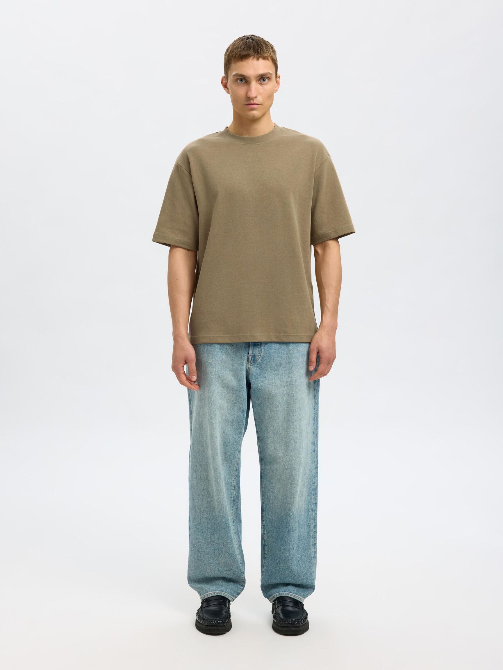 LOOSE FIT T-SHIRT, Kelp, highres