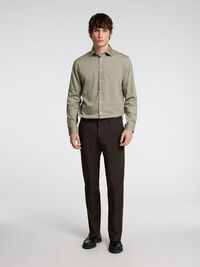 SLIM FIT SKJORTE, Vetiver, highres