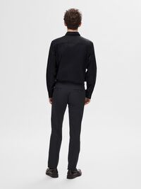 SLIM FIT SKJORTE, Black, highres