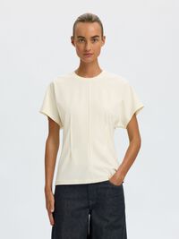 FITTED T-SHIRT, Egret, highres