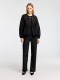 Selected STRIKSLUITING SHIRT MET LANGE MOUWEN, Black, highres - 16095927_Black_005.jpg