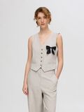Selected VISCOSE BLEND TAILORED WAISTCOAT, Dove, highres - 16095485_Dove_1140295_003.jpg