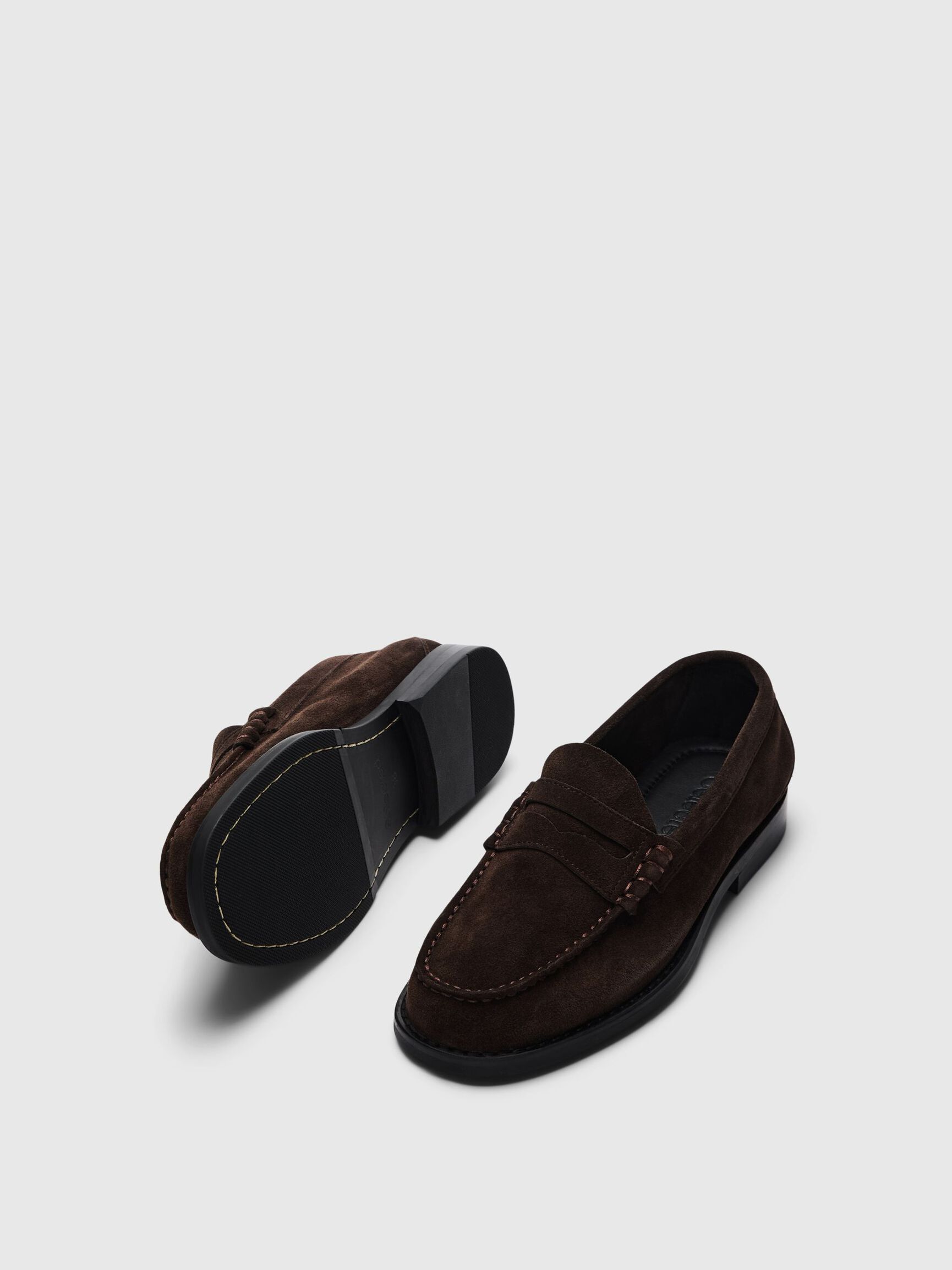 WILDLEDER PENNY LOAFER, Delicioso, highres