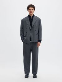 HALV GLIDELÅS PULLOVER, Sky Captain, highres
