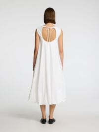 BOBLEKANT MIDIKJOLE, Bright White, highres