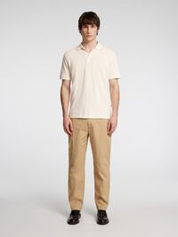 TEJIDO DE JACQUARD POLO, Egret, highres