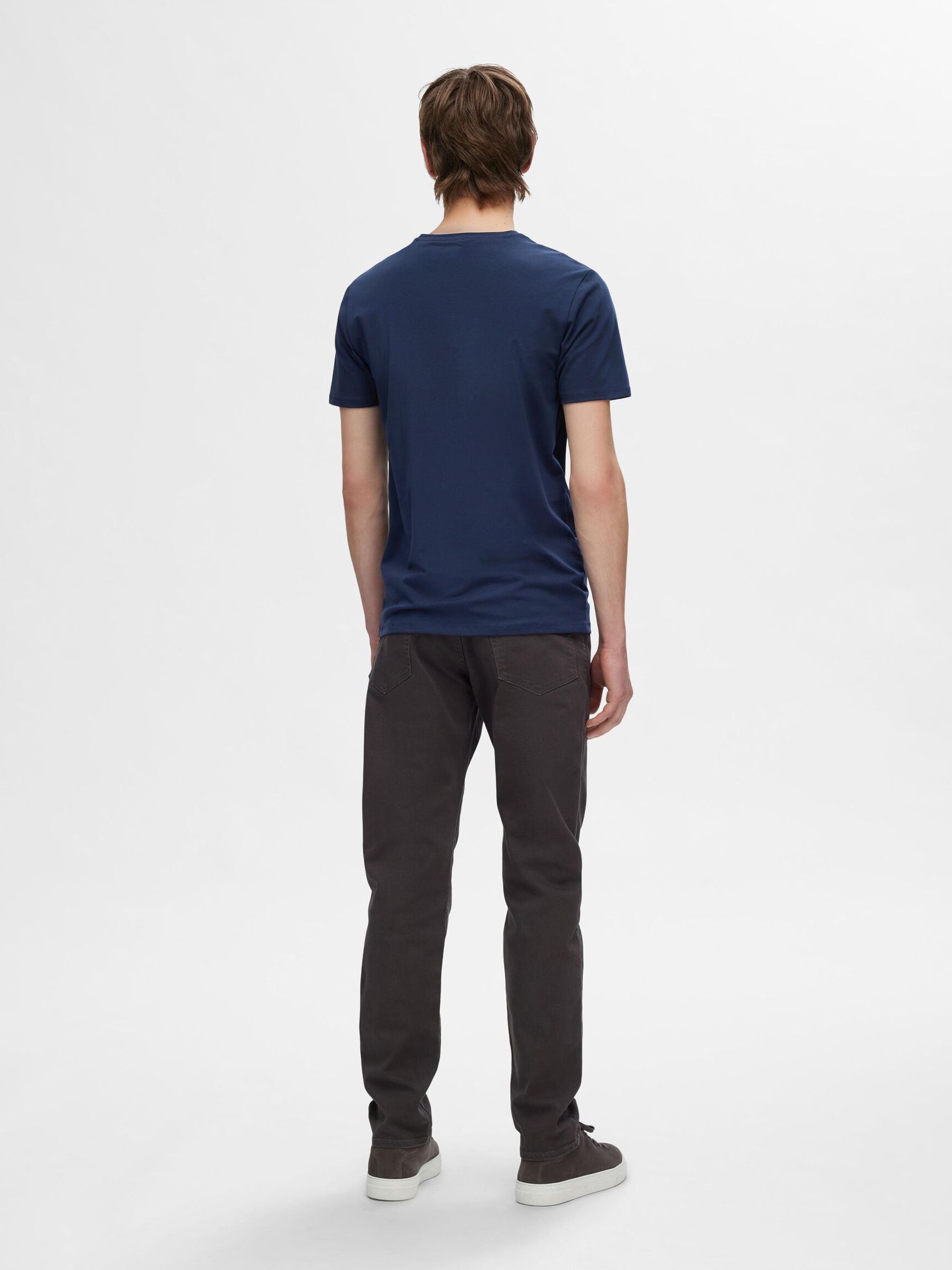 3-PACK COTTON T-SHIRT, Black, highres