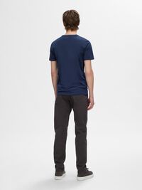 3-PACK COTTON T-SHIRT, Black, highres